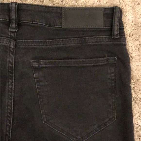 AllSaints “Mast” Black Ankle Zip Skinny Jean - Picture 4 of 8